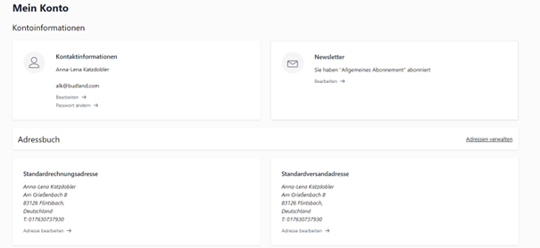 Adressbuch