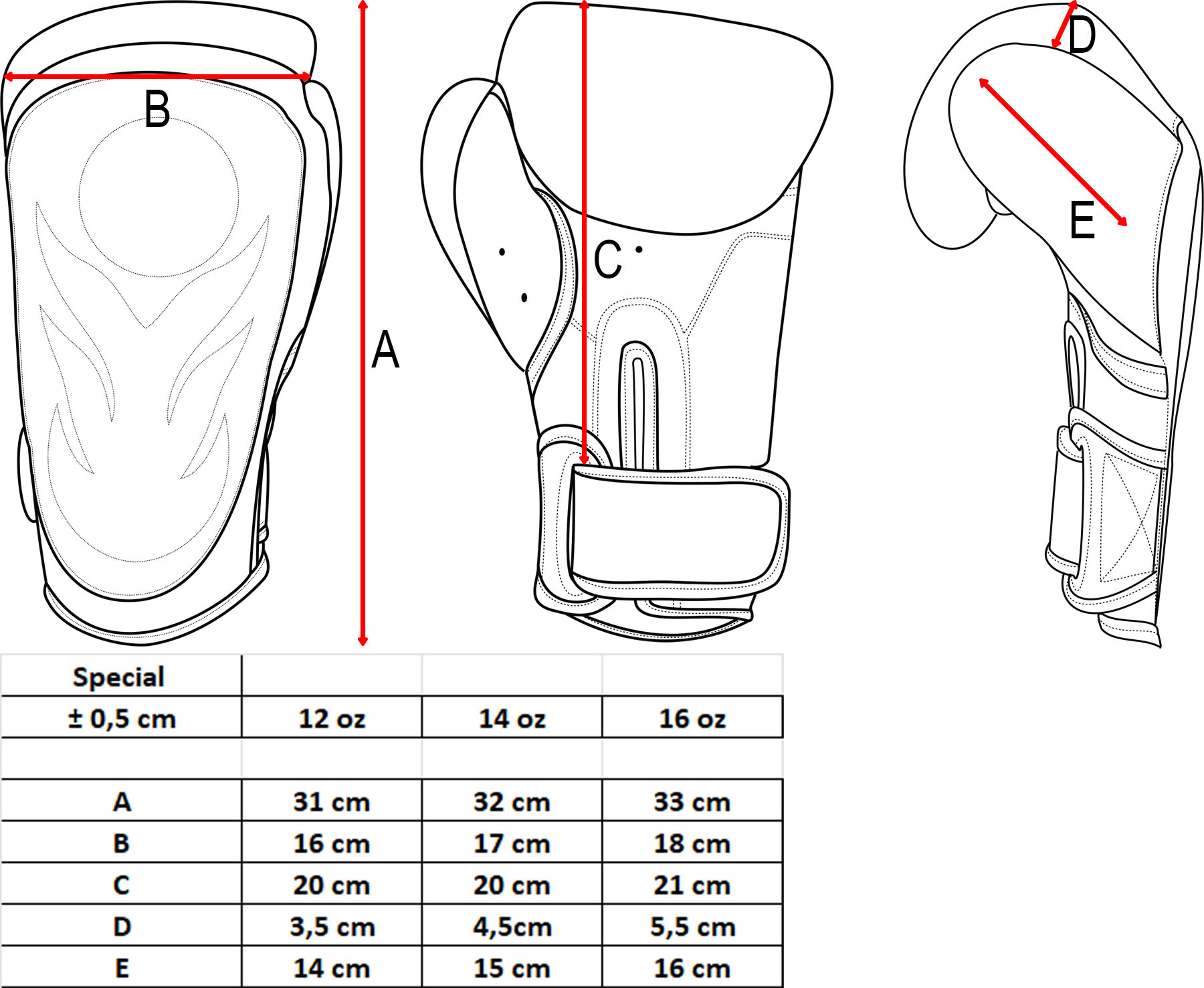 TOP TEN Gloves Type Original