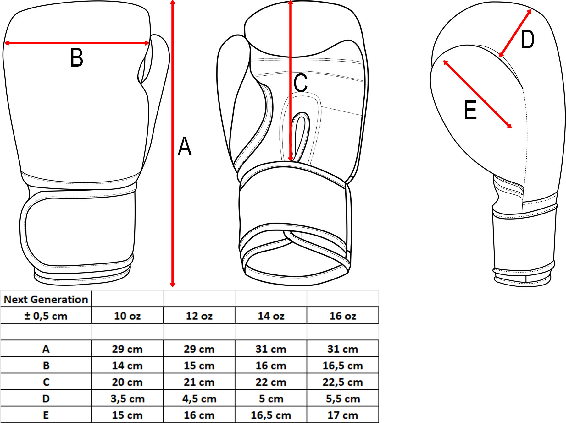 TOP TEN Gloves Type Original